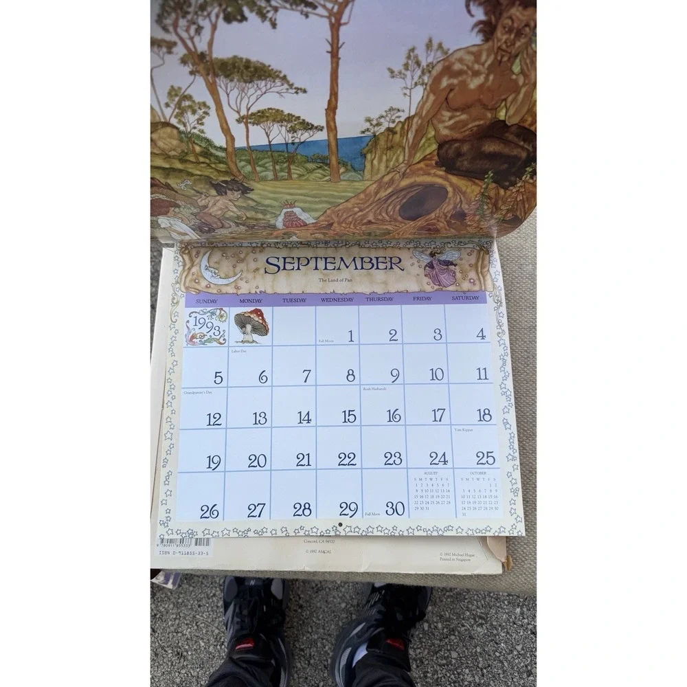 Michael Hague Land of Dreams 1993 Calendar Fantasy‎ Fairy Art AMCAL